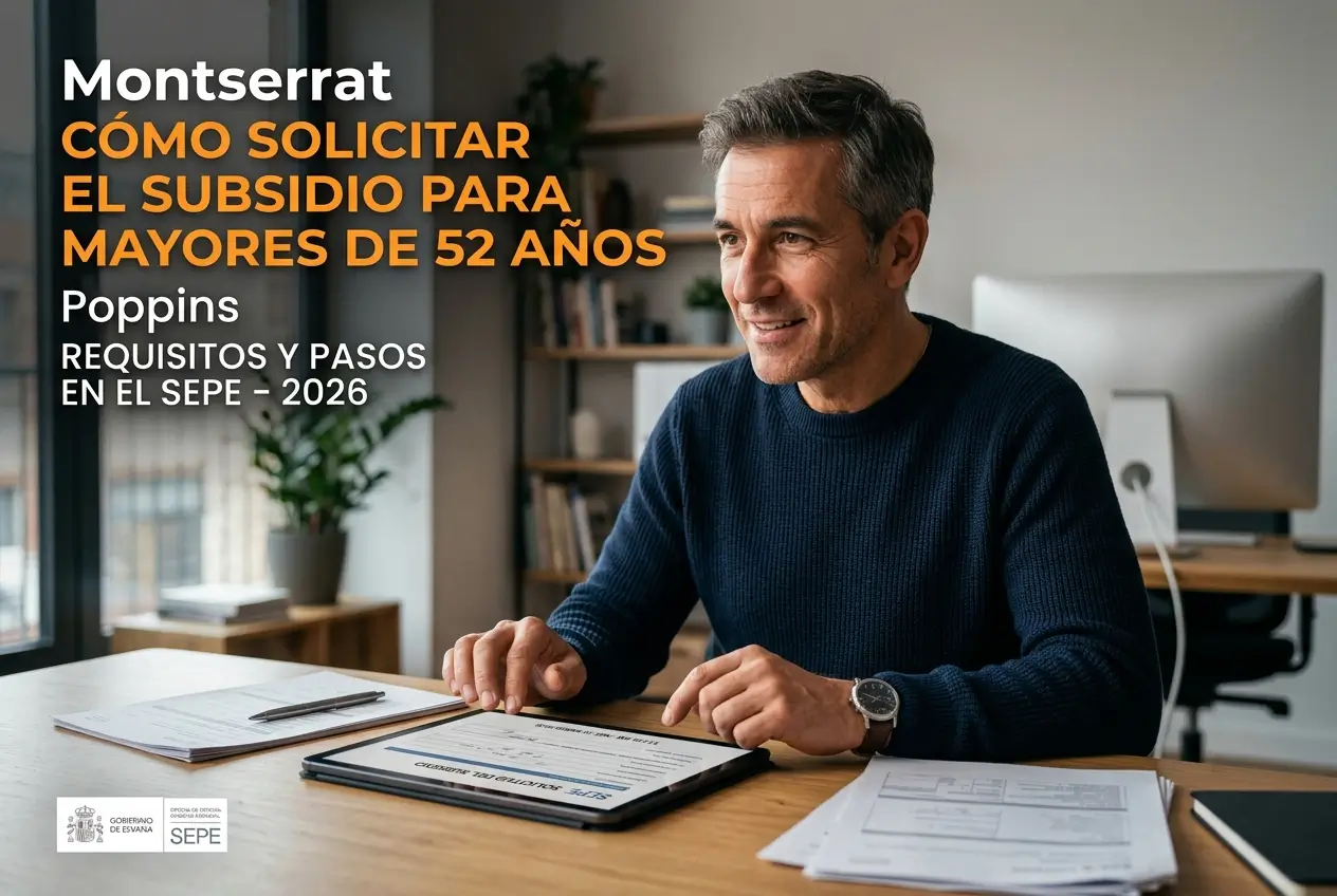 Homem sorridente analisando documentos financeiros no escritório